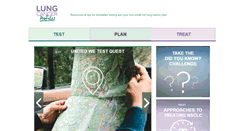 Desktop Screenshot of lungcancerprofiles.com